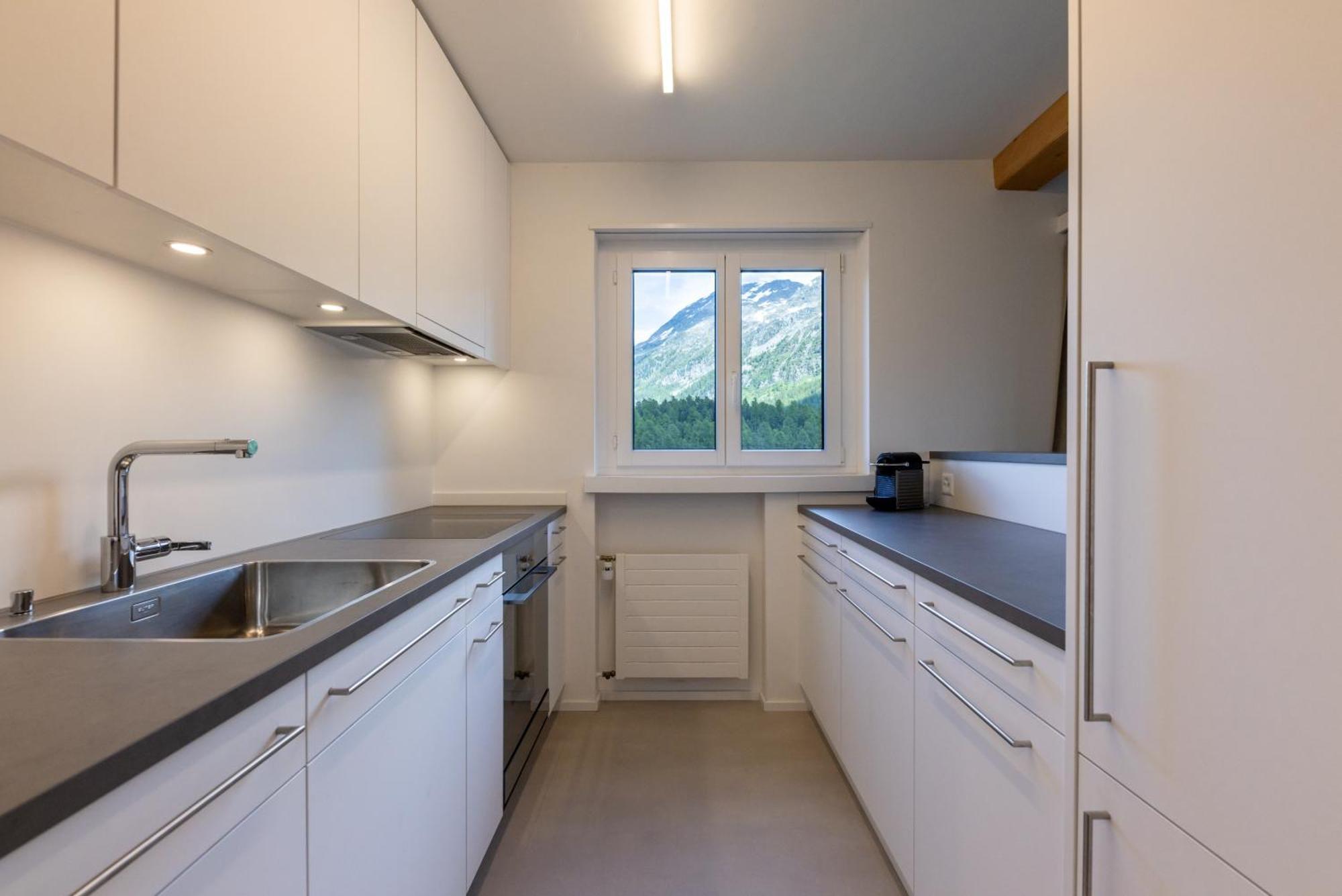 Cosy Apartment Facing Piz Rosatsch Санкт-Мориц Экстерьер фото