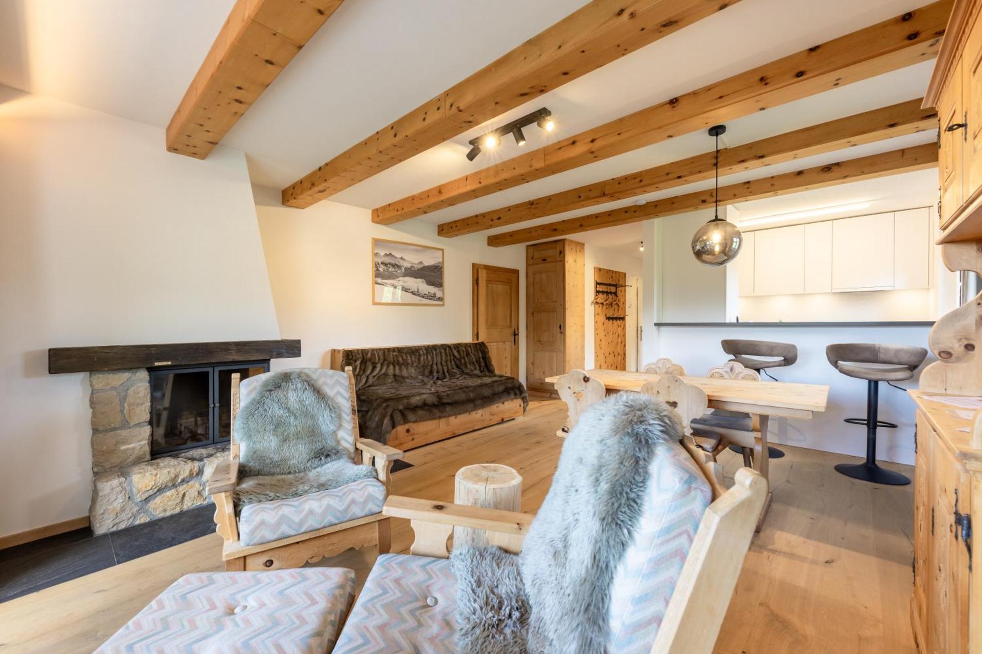 Cosy Apartment Facing Piz Rosatsch Санкт-Мориц Экстерьер фото
