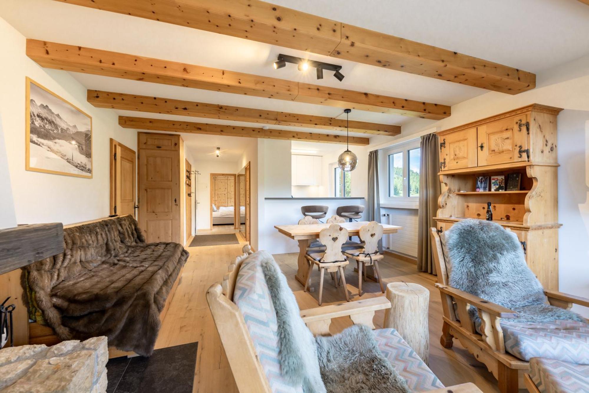 Cosy Apartment Facing Piz Rosatsch Санкт-Мориц Экстерьер фото